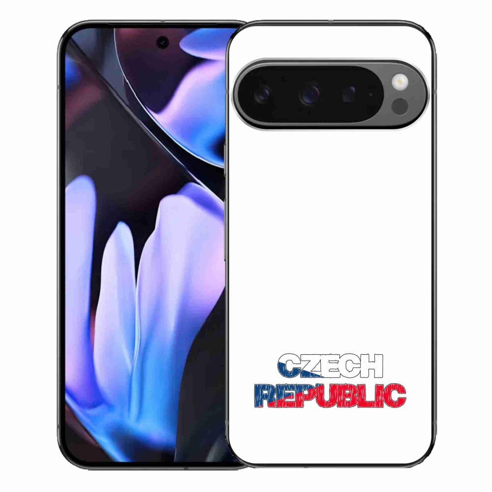 Gélový kryt mmCase na Google Pixel 9 Pro XL - Czech Republic biele pozadie