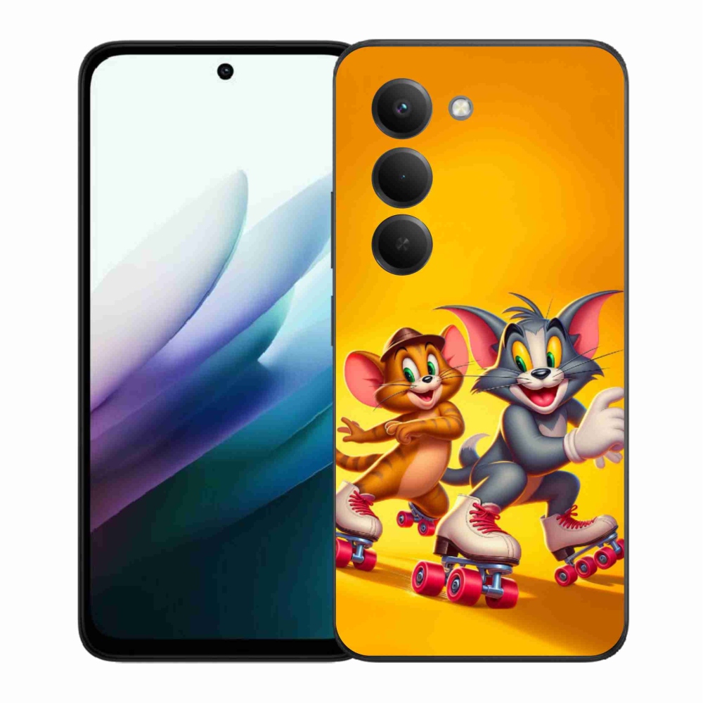 Gélový kryt mmCase na Xiaomi Redmi 15 4G/5G (171mm) - tom a jerry