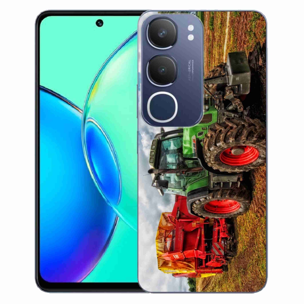 Gélový kryt mmCase na Vivo Y19s - traktor 4