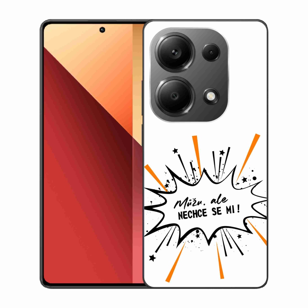 Gélový kryt mmCase na Xiaomi Redmi Note 13 Pro 4G/Poco M6 Pro - vtipný text 11 biele pozadie