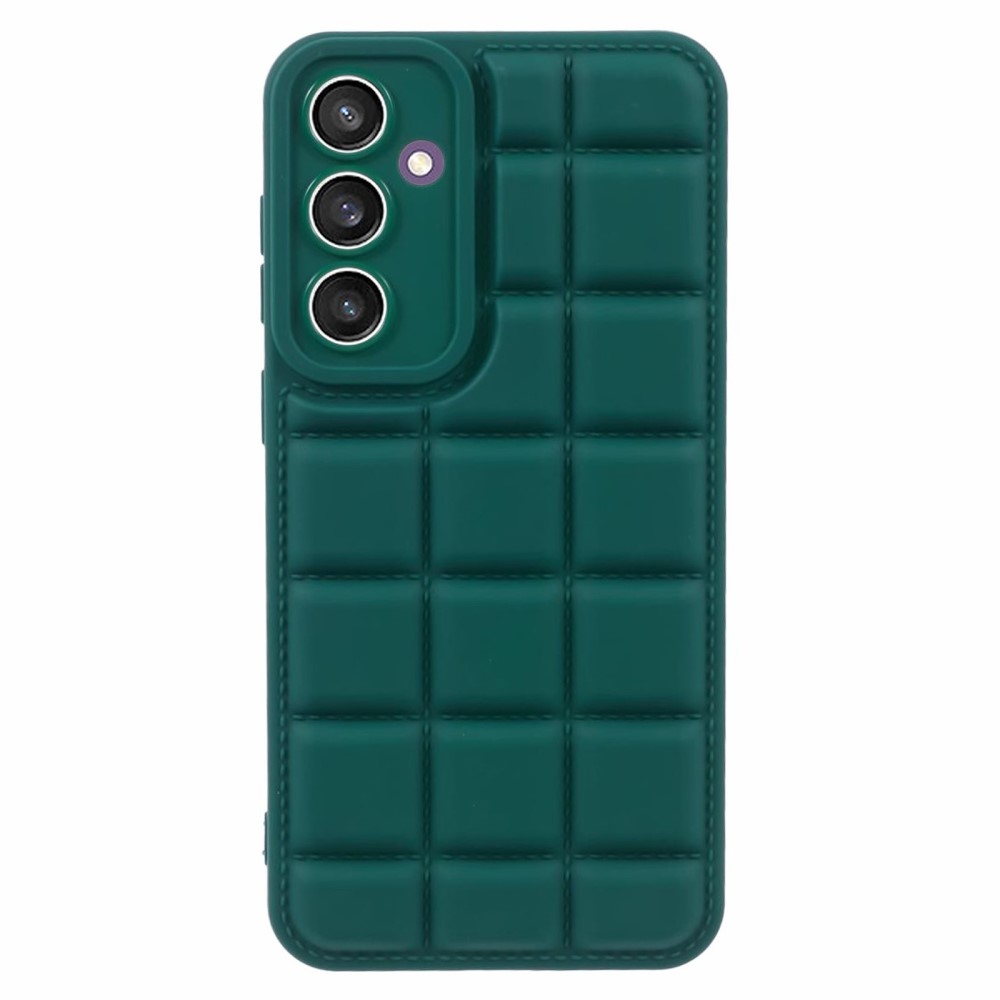 Grid odolný gélový obal na Samsung Galaxy S23 FE - zelený