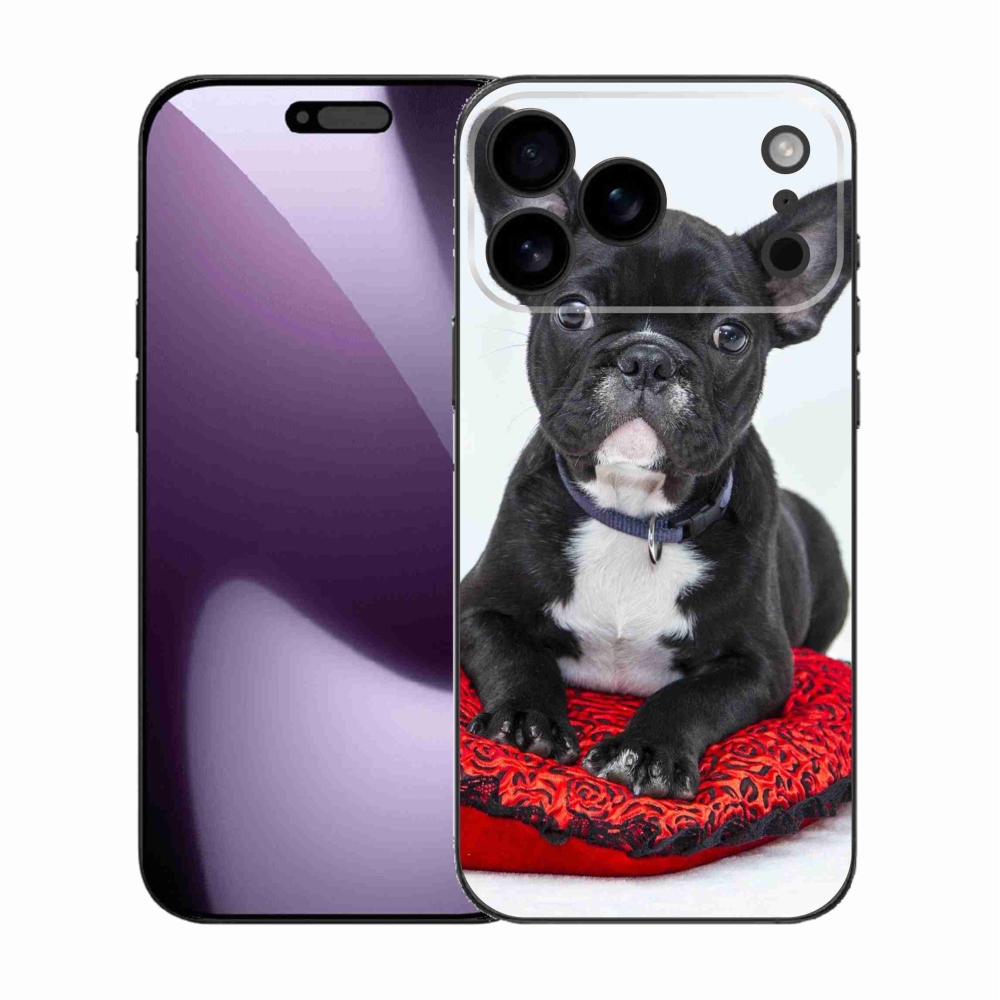 Gélový kryt mmCase na iPhone 17 Pro Max - buldog