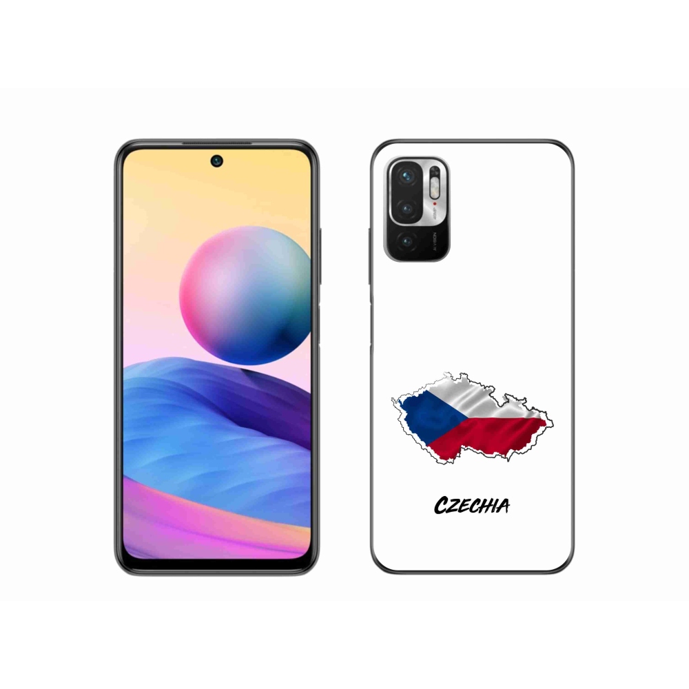 Gélový kryt mmCase na Xiaomi Redmi Note 10 5G - Czechia biele pozadie