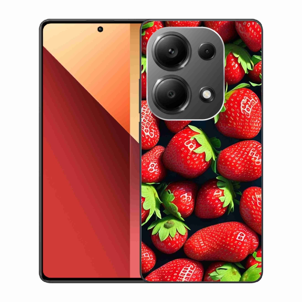 Gélový kryt mmCase na Xiaomi Redmi Note 13 Pro 4G/Poco M6 Pro - jahody