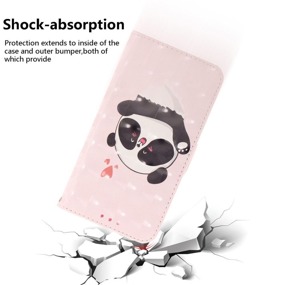 Print knižkové puzdro na Xiaomi Redmi 12 4G/5G - roztomilá panda