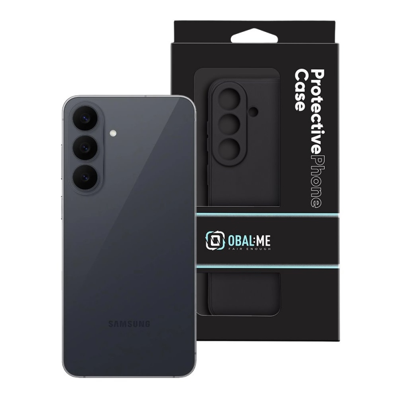 OBAL:ME Matný TPU obal pre Samsung Galaxy S26 FE, čierny