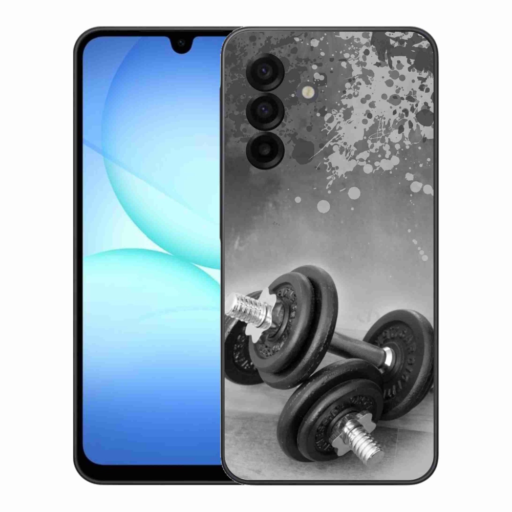 Gélový kryt mmCase na Samsung Galaxy A17 4G/5G - činky 1