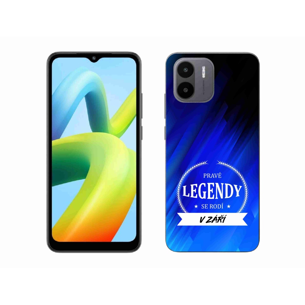 Gélový kryt mmCase na Xiaomi Redmi A1 - legendy v septembri modré pozadí