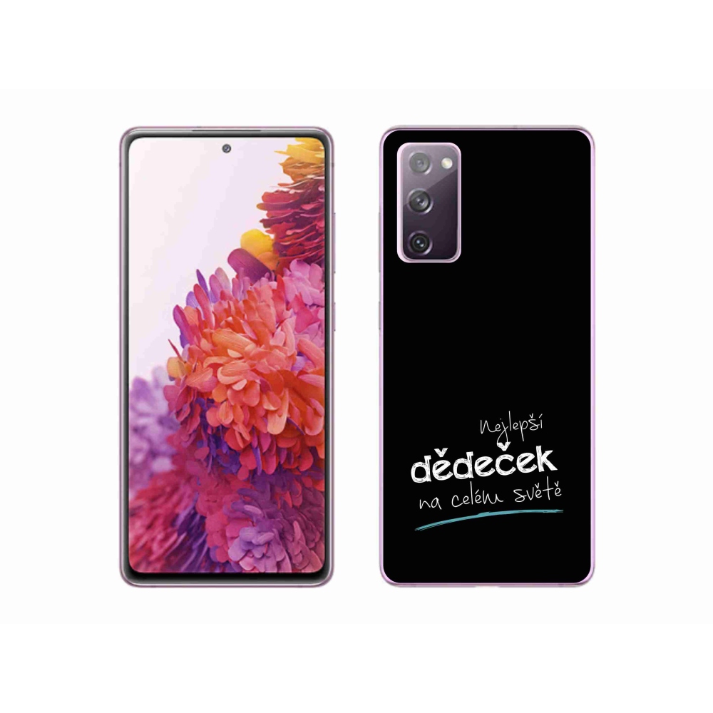 Gélový kryt mmCase na Samsung Galaxy S20 FE - najlepší starý otec 3 čierne pozadie