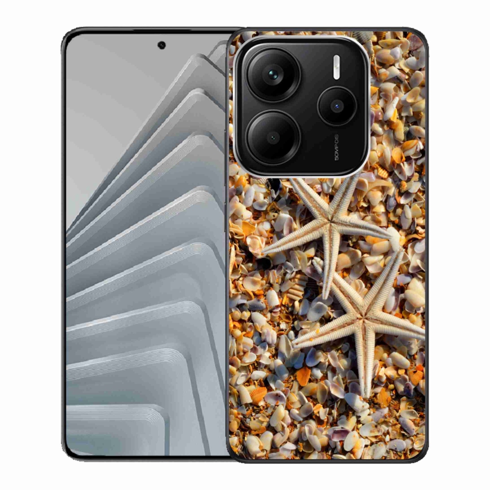Gélový kryt mmCase na Xiaomi Redmi Note 14 5G - morské hvězdice