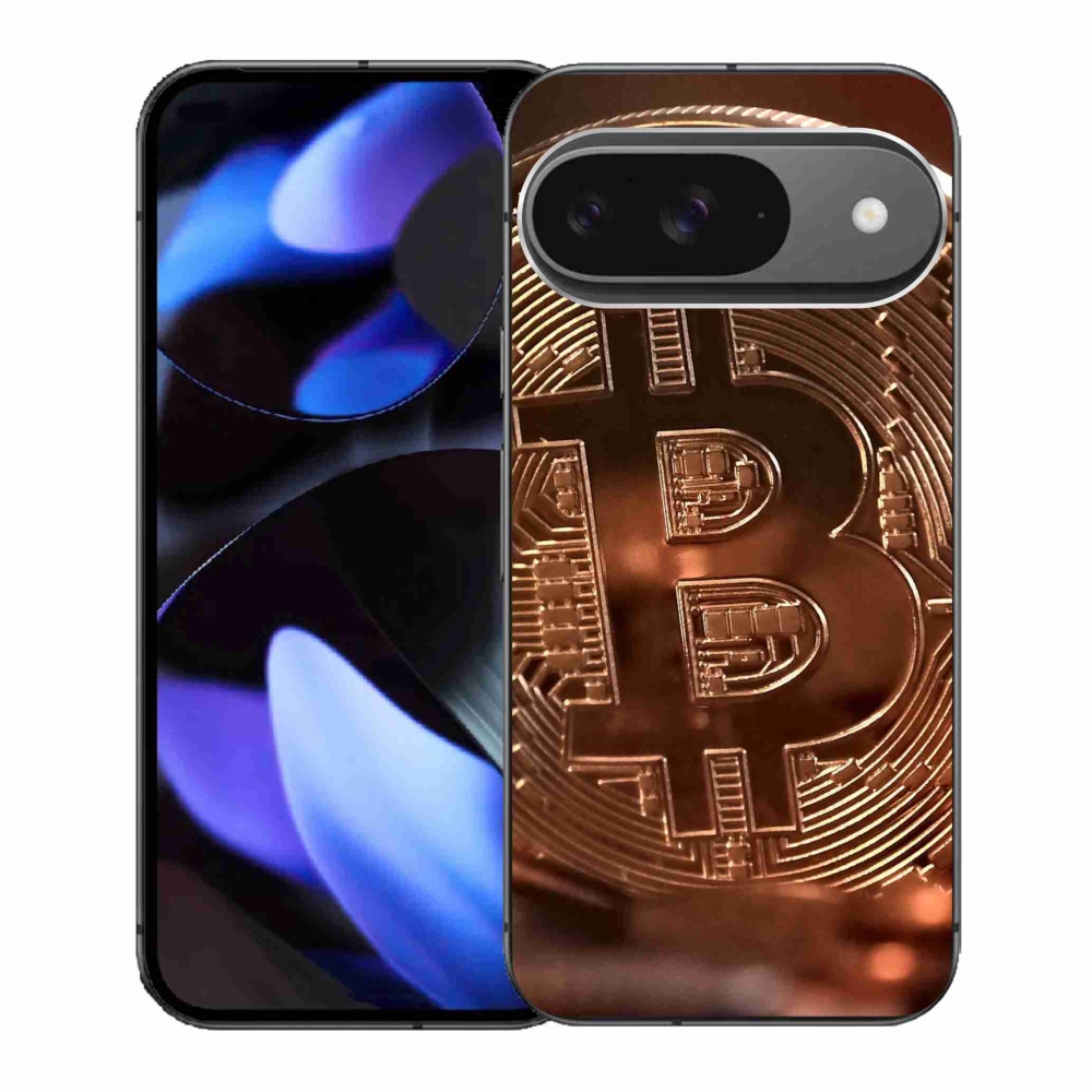 Gélový kryt mmCase na Google Pixel 9/9 Pro - bitcoin