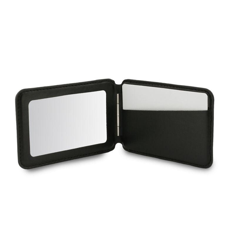 Guess PU 4G Mirror MagSafe Cardslot peňaženka so stojanom čierna