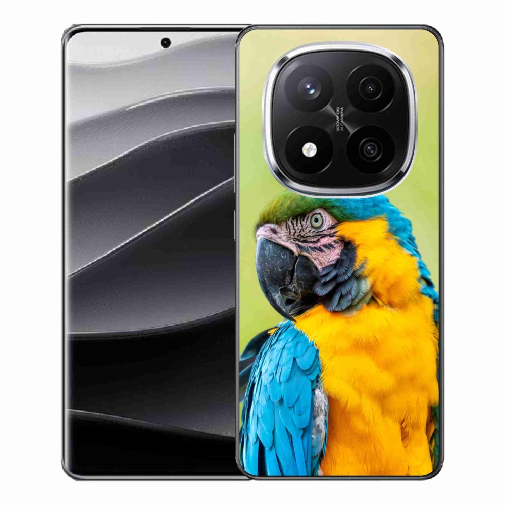Gélový kryt mmCase na Xiaomi Redmi Note 14 Pro+ 5G - papagáj ara 2