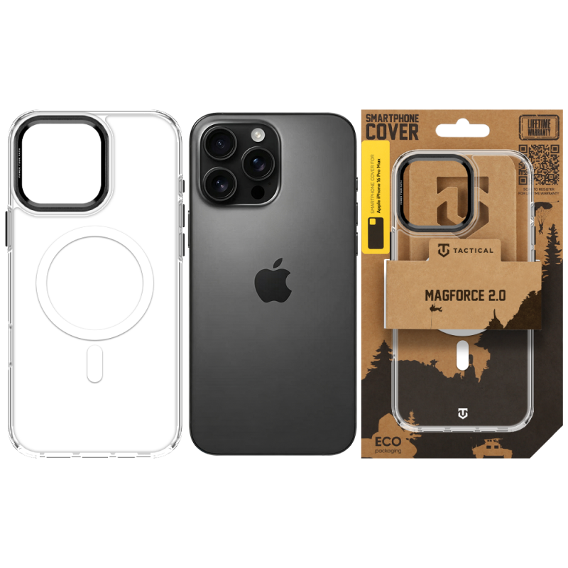 Tactical MagForce 2.0 Puzdro pre Apple iPhone 16 Pro Max – čierne
