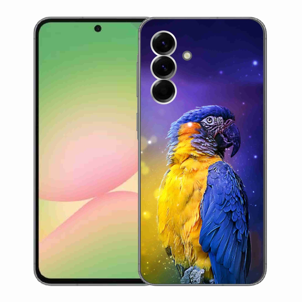 Gélový kryt mmCase na Samsung Galaxy A56 5G - papagáj ara 1