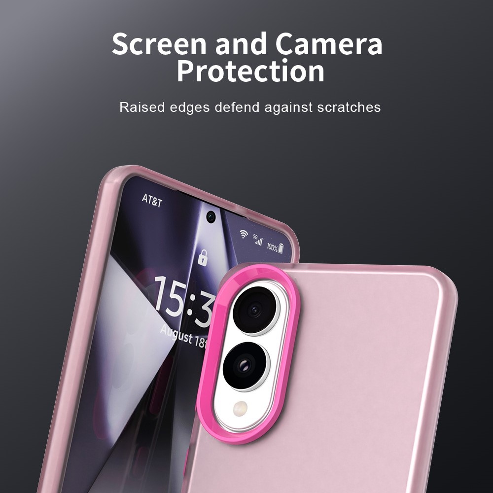 Candys matný gélový obal na Samsung Galaxy S25 Edge - rose