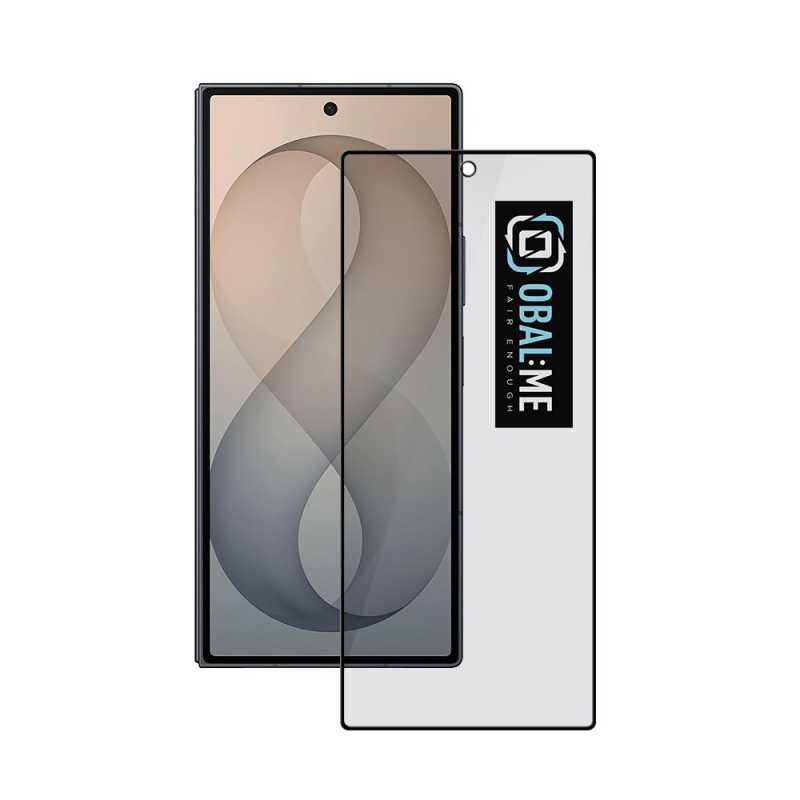 OBAL:ME Privacy 5D tvrdené sklo pre Samsung Galaxy Z Fold 8 Ultra Black