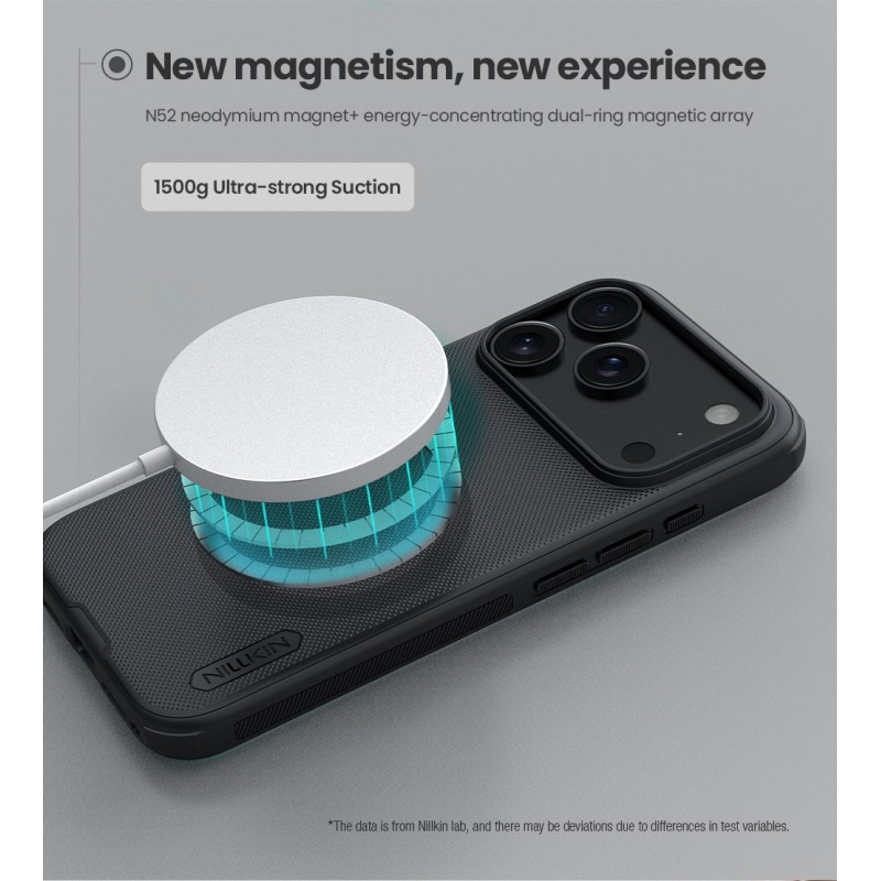 Nillkin Super Frosted PRO Magnetický zadný kryt pre Apple iPhone 17 Pro Max Black
