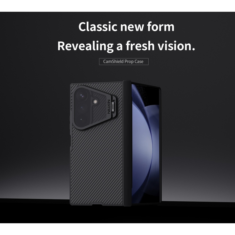 Nillkin CamShield Prop Magnetic (transparentný objektív) – zadný kryt pre Samsung Galaxy Z Fold 8 Ultra Black