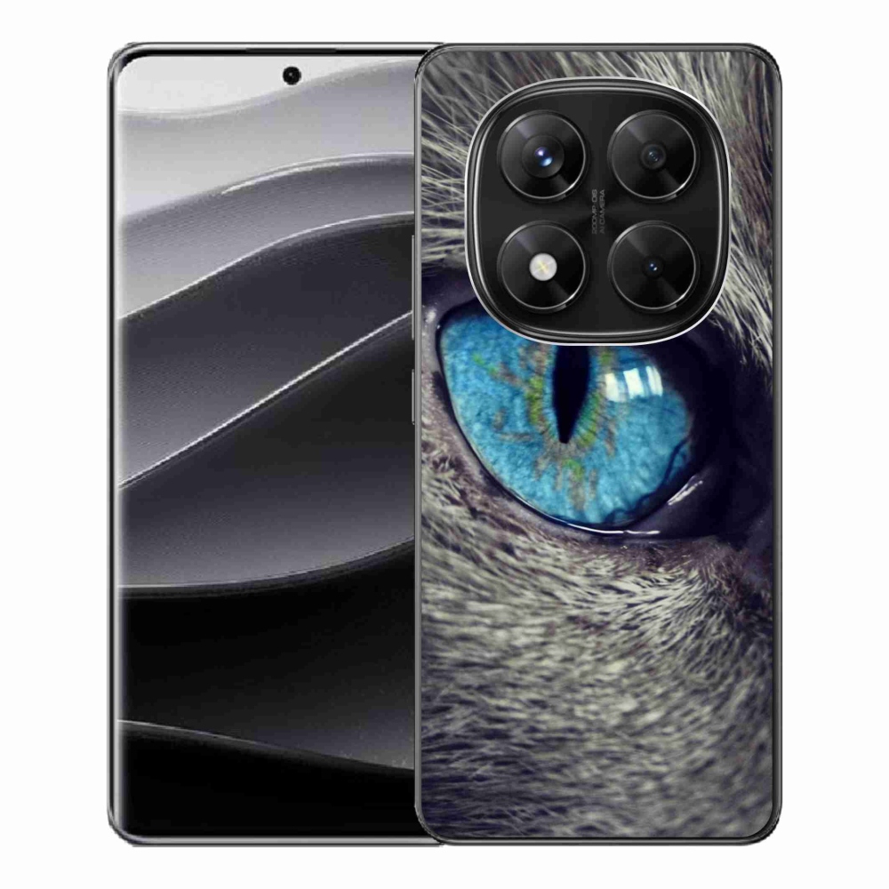 Gélový kryt mmCase na Xiaomi Redmi Note 14 Pro 5G/Poco X7 5G - modré kočičí oko