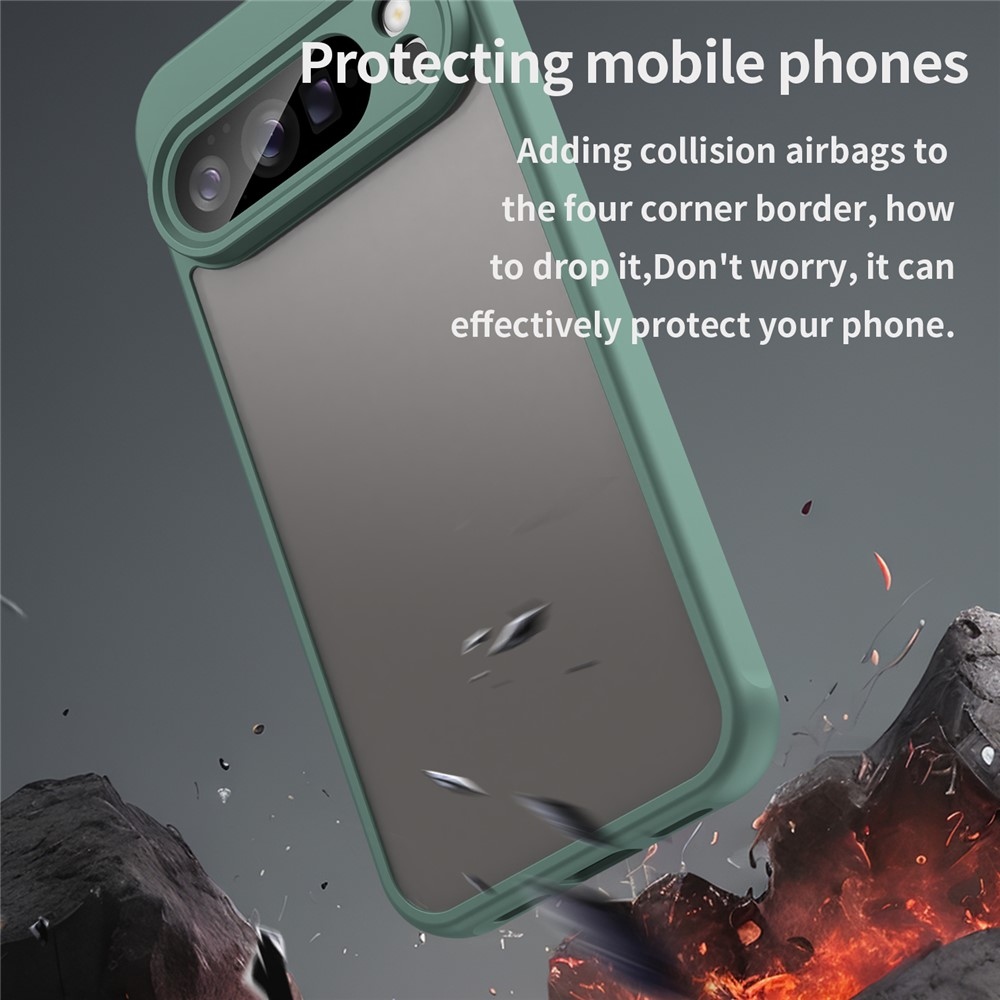 Proof gélový obal s pevným chrbtom na Google Pixel 10 Pro XL - zelený