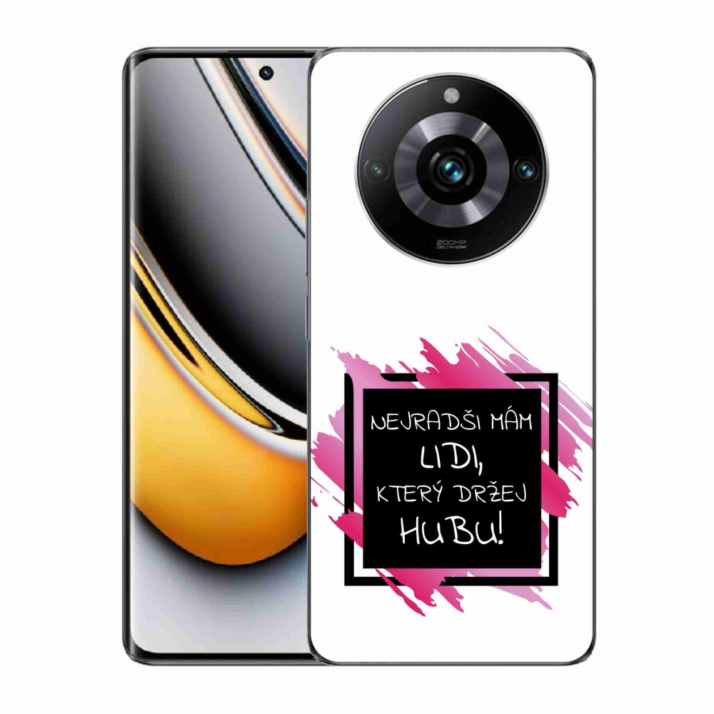 Gélový kryt mmCase na Realme 11 Pro/11 Pro+ - vtipný text 7 čiernobiele pozadie