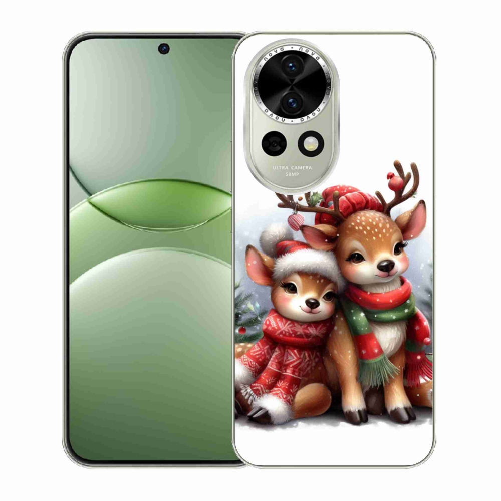 Gélový kryt mmCase na Huawei Nova 13 5G - vianočné soby