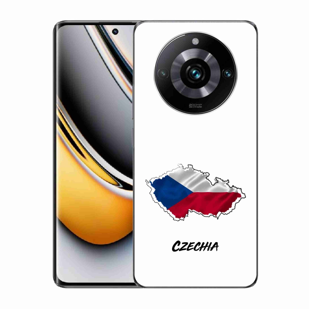 Gélový kryt mmCase na Realme 11 Pro/11 Pro+ - Czechia biele pozadie