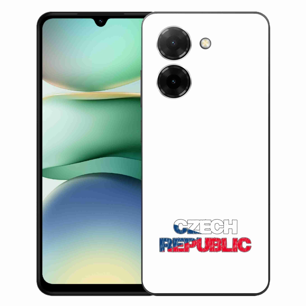 Gélový kryt mmCase na Xiaomi Redmi A5 - Czech Republic biele pozadie