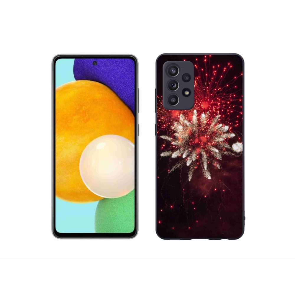 Gélový kryt mmCase na Samsung Galaxy A52/A52 5G - ohňostroj