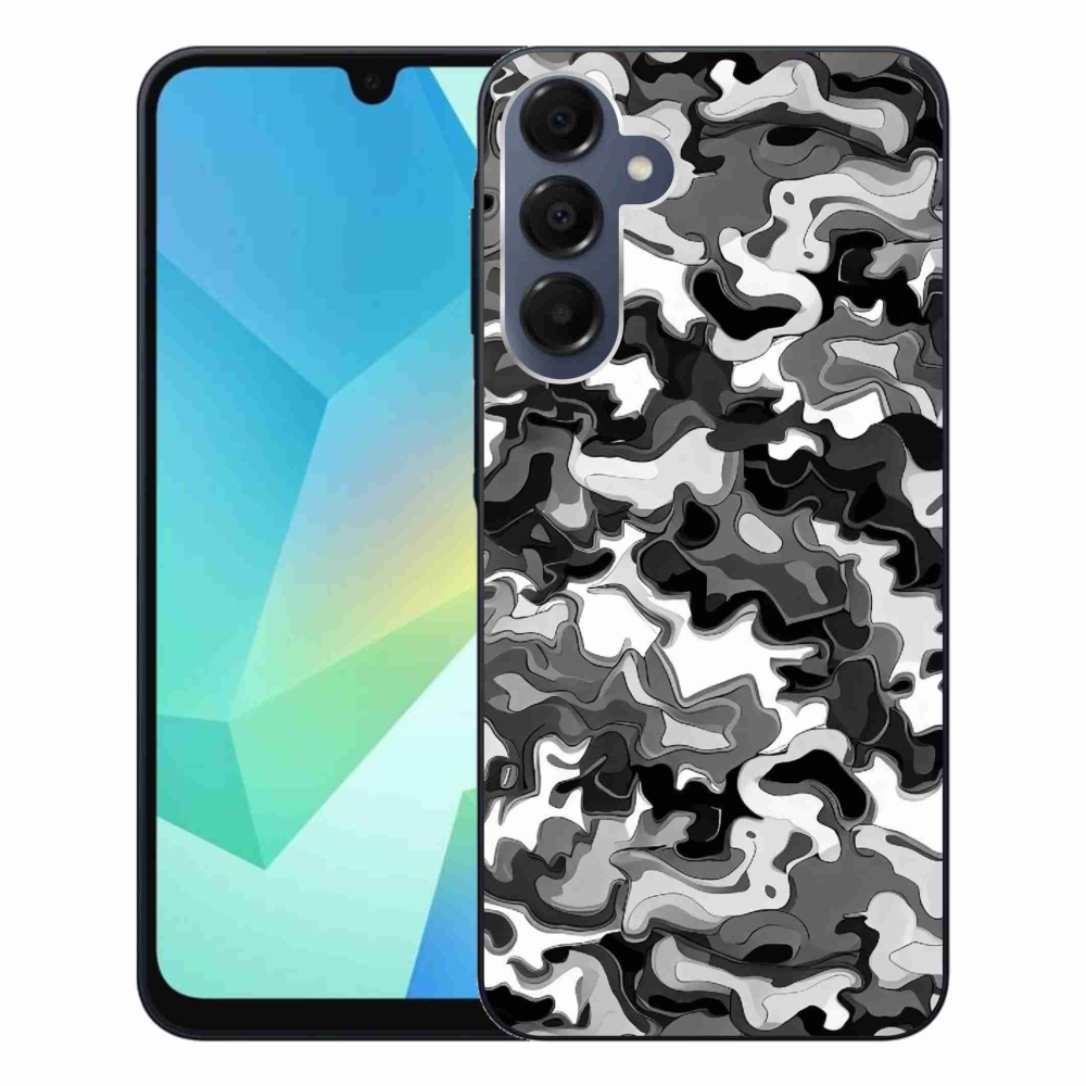Gélový kryt mmCase na Samsung Galaxy A16 4G/5G - maskáčový vzor 3