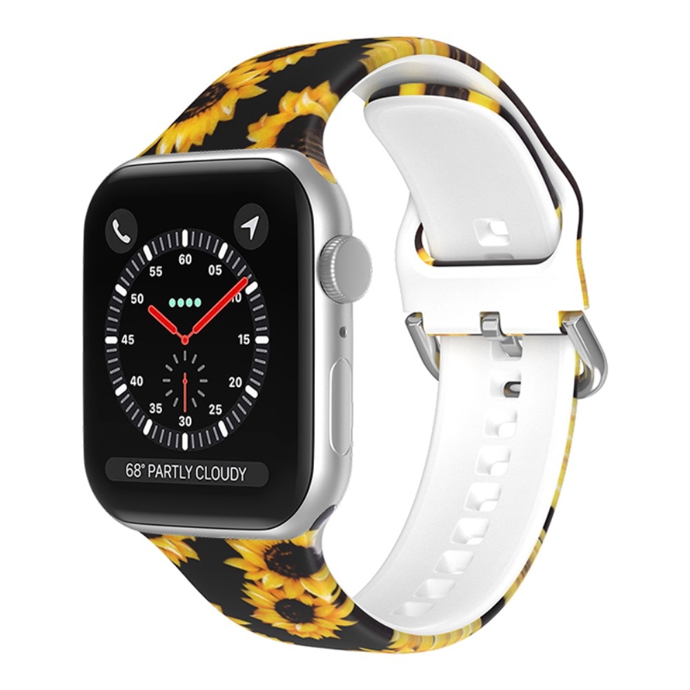 Print silikónový remienok na Apple Watch Ultra/Ultra 2 49mm/SE/SE 2022/2023 44mm/9/8/7 45mm/6/5/4 44mm/3/2/1 42 mm - vzor B