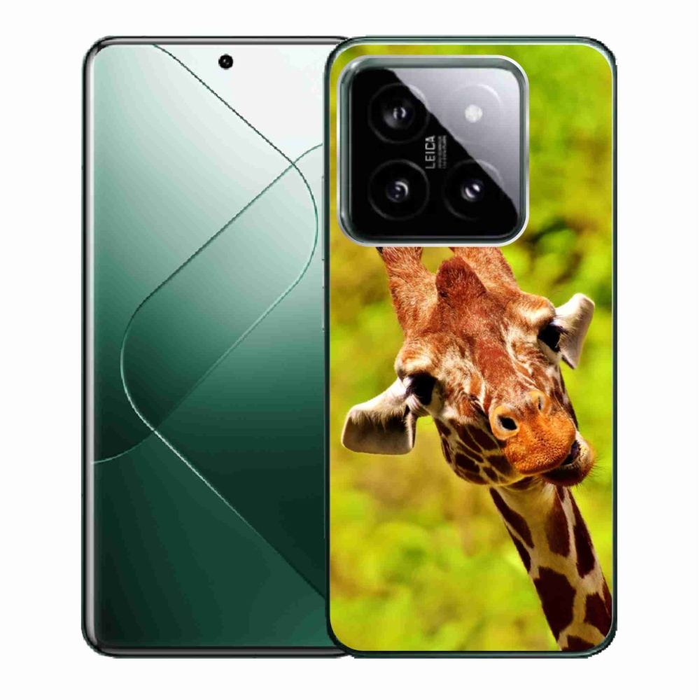 Gélový kryt mmCase na Xiaomi 14 - žirafa