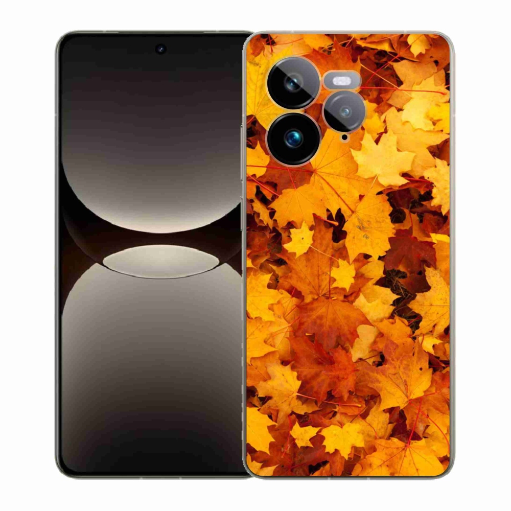 Gélový kryt mmCase na Realme GT 7 Pro 5G - javorové listy