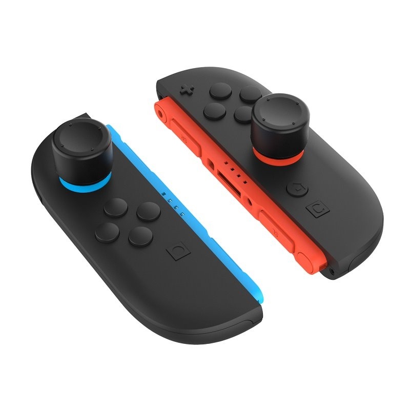 iPega SW2026B Silikónové Krytky Ovládacích Páčok JoyCon Ovládače pre Nintendo Switch 2 6ks Black