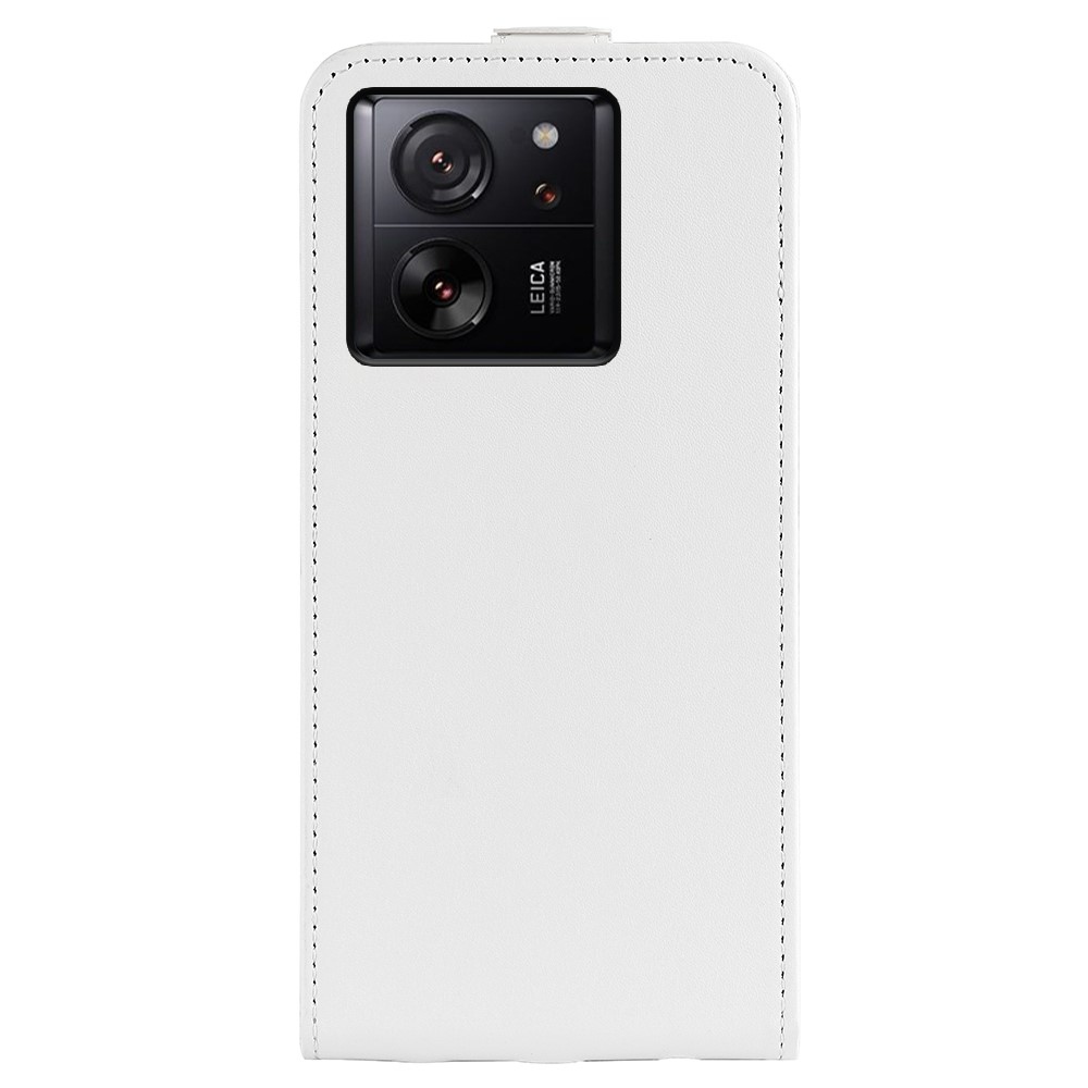 Vertical flipové púzdro na Xiaomi 13T/13T Pro - biele