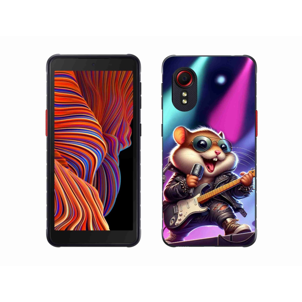 Gélový kryt mmCase na Samsung Galaxy Xcover 5 - škrečok rocker