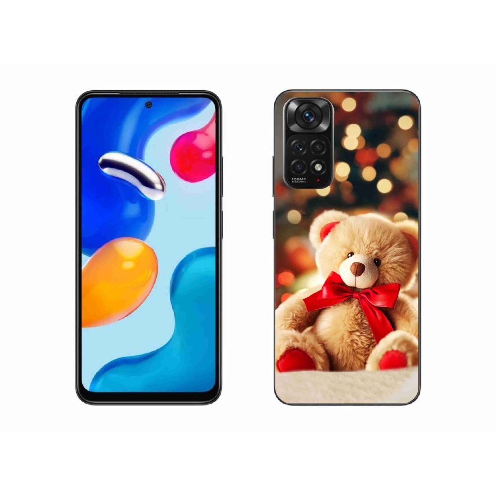 Gélový kryt mmCase na Xiaomi Redmi Note 11 4G - plyšový medvedík
