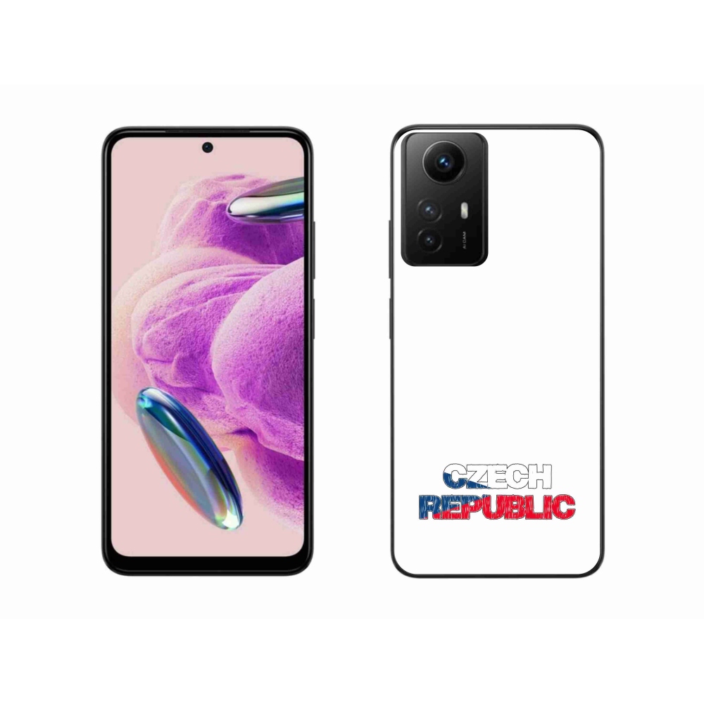 Gélový kryt mmCase na Xiaomi Redmi Note 12S - Czech Republic biele pozadie