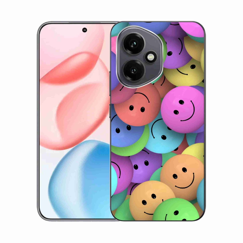 Gélový kryt mmCase na Honor 400 - farební smajlíci
