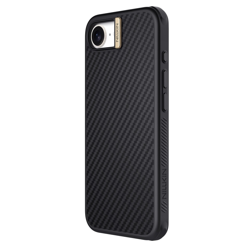 Nillkin Synthetic Fiber PRO Magnetic Zadný Kryt pre Apple iPhone 16e Gold