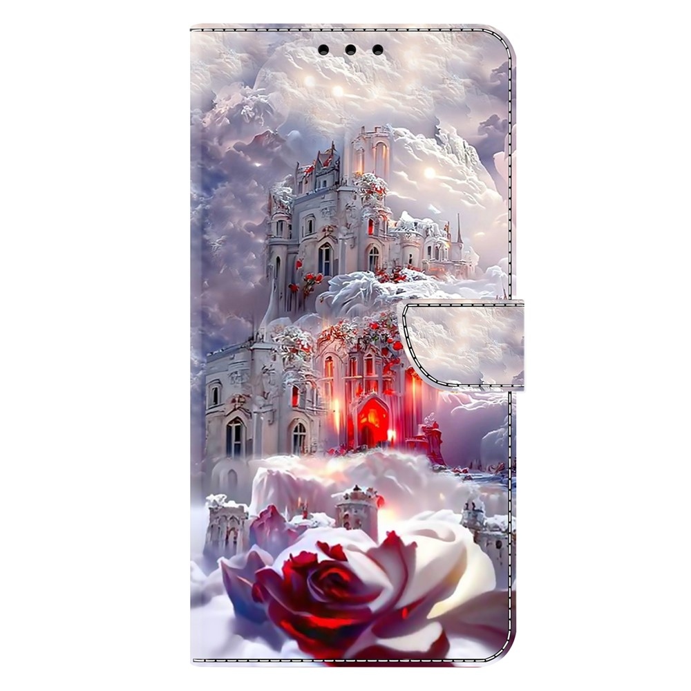 Firmly knižkové púzdro na Samsung Galaxy A17 5G/A26 5G - ruža a zámok