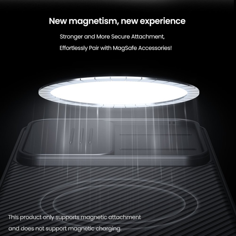 Nillkin CamShield PRO Magnetic Zadný Kryt pre Samsung Galaxy S25 Ultra Black