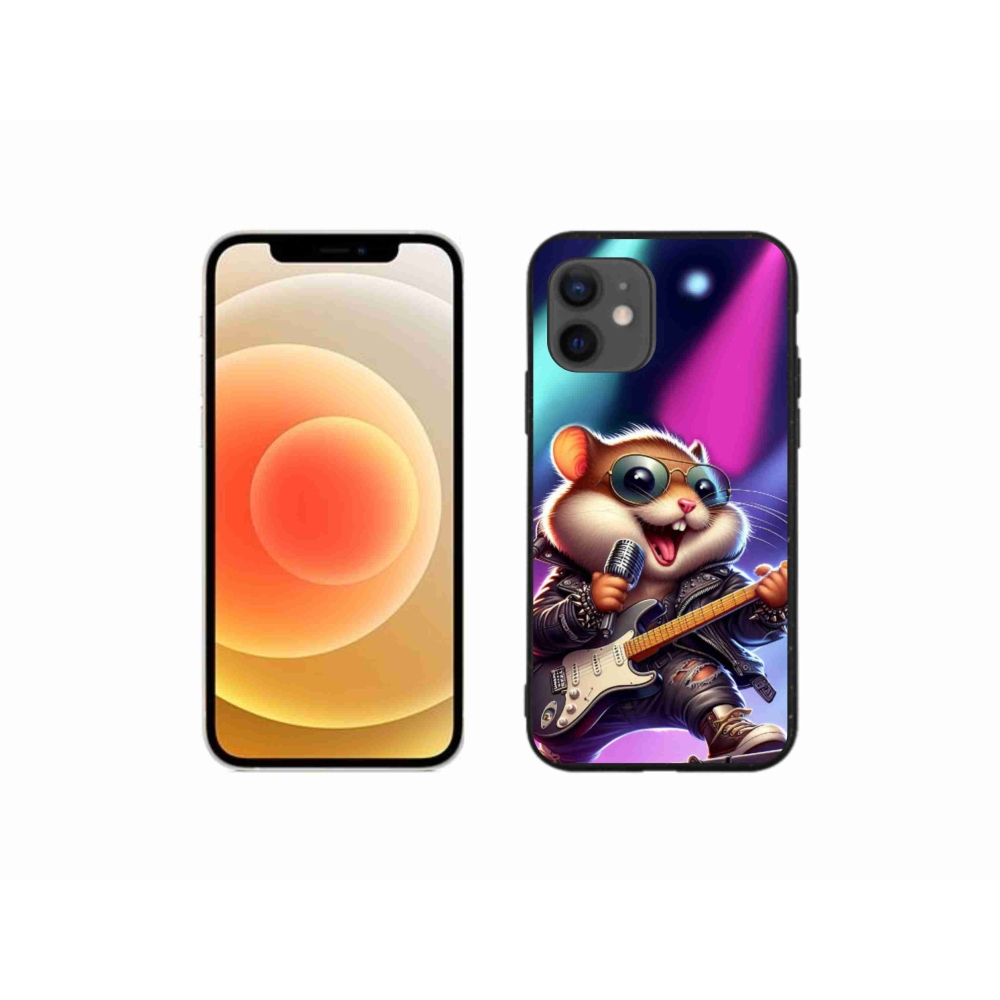 Gélový kryt mmCase na iPhone 12 mini - škrečok rocker