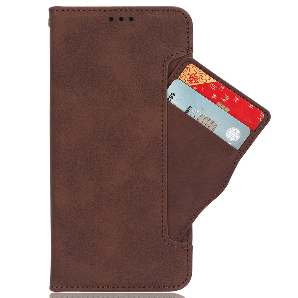 Cards knižkové púzdro na Xiaomi Redmi Note 14S/Note 13 Pro 4G/Poco M6 Pro - hnedé