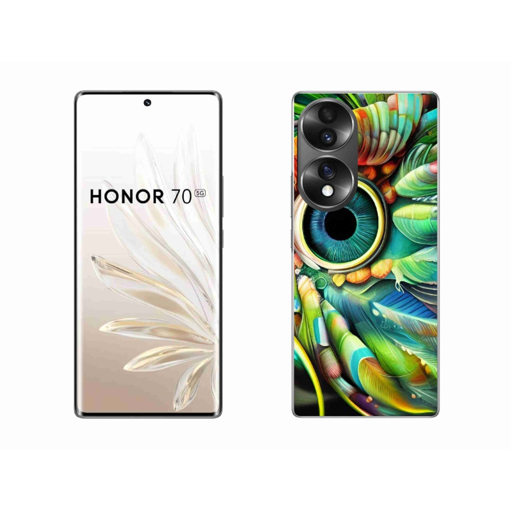 Gélový kryt mmCase na Honor 70 - abstraktný motív 18