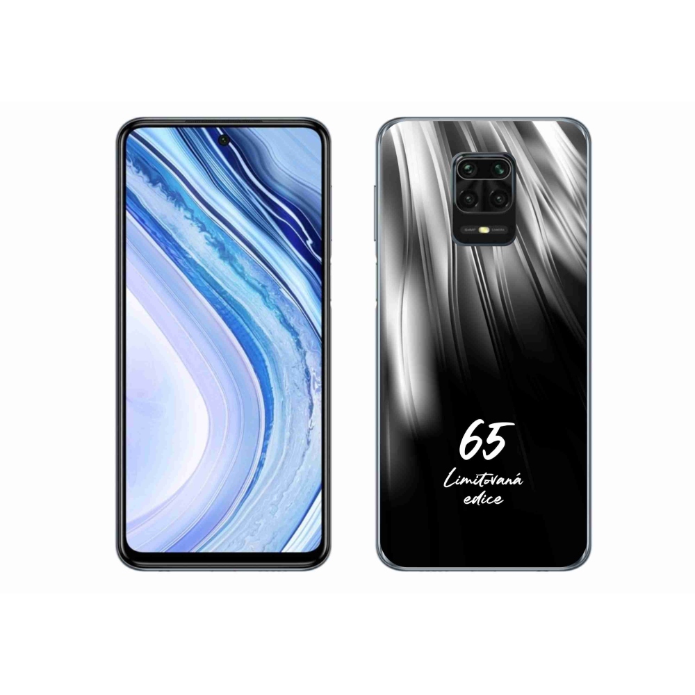 Gélový kryt mmCase na Xiaomi Redmi Note 9S - 65 limitovaná edícia čierne pozadie