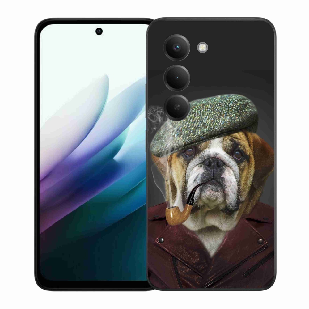 Gélový kryt mmCase na Xiaomi Redmi 15 4G/5G (171mm) - pes s fajkou