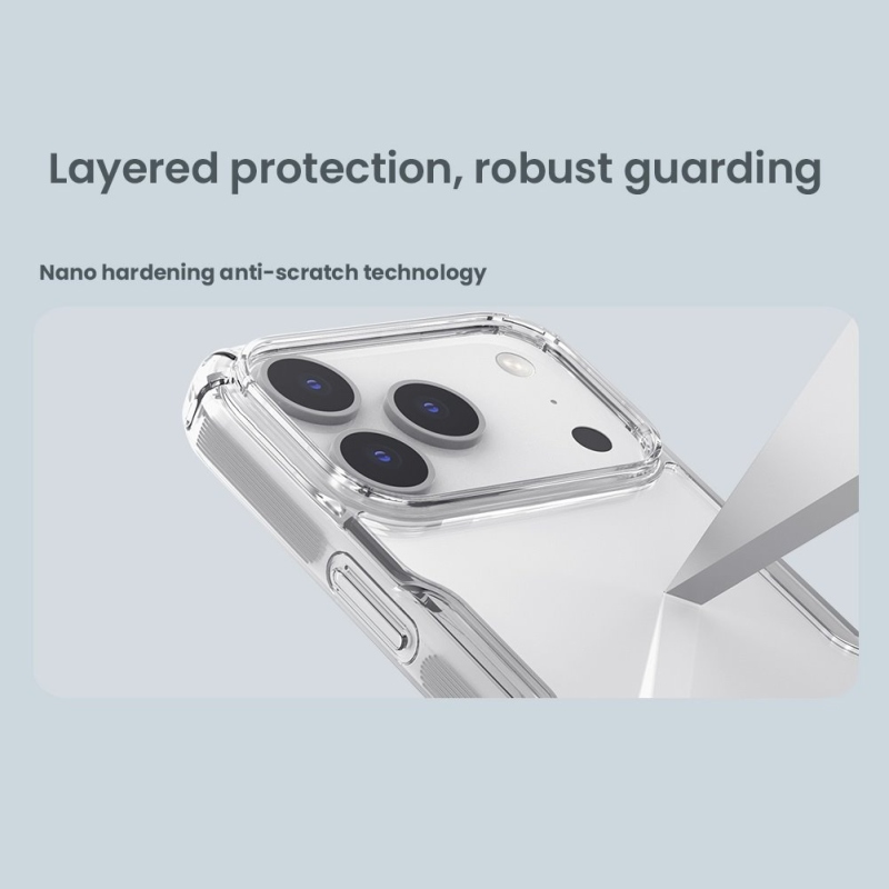 Nillkin Nature TPU PRO kryt pre Apple iPhone 17 Pro Transparent