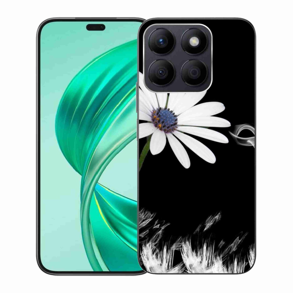 Gélový kryt mmCase na Honor X8b - biela kvetina